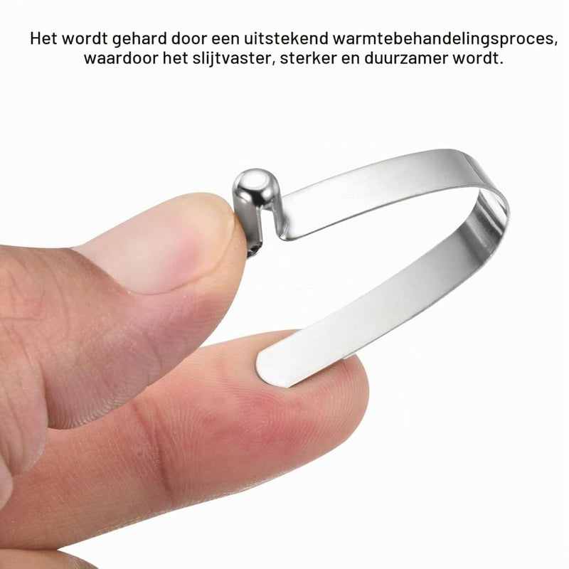 Load image into Gallery viewer, Veerklemmen voor telescopische buizen 8x5,5 mm (8 stuks) - Kajak peddel borgpennen - Tentpaal borgclips staal - happygetfit.com
