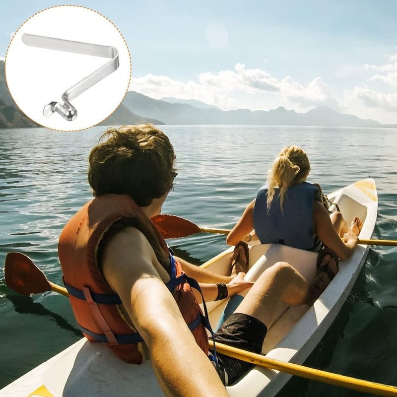 Load image into Gallery viewer, Veerklemmen voor telescopische buizen 8x5,5 mm (8 stuks) - Kajak peddel borgpennen - Tentpaal borgclips staal - happygetfit.com
