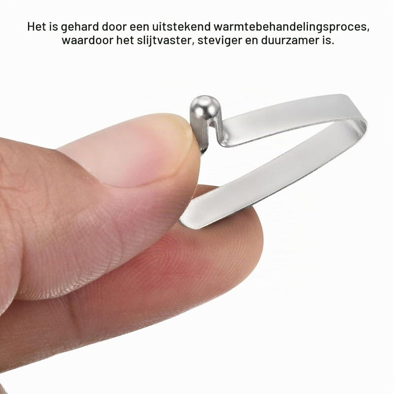 Load image into Gallery viewer, Veerklemmen voor telescopische buizen 8x5,5 mm (8 stuks) - Kajak peddel borgpennen - Tentpaal borgclips staal - happygetfit.com
