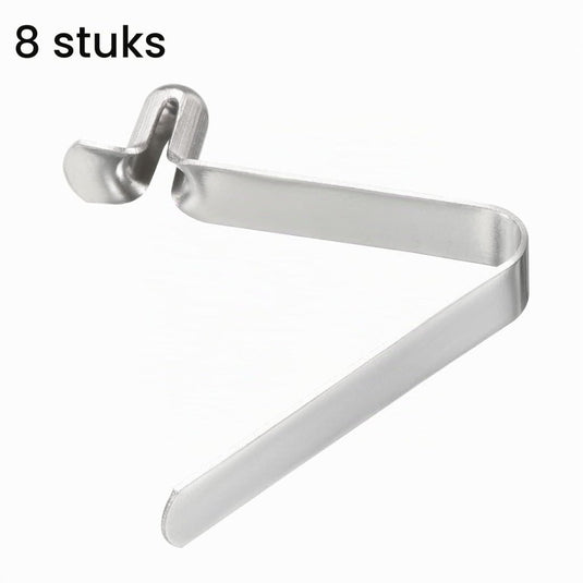 Veerklemmen voor telescopische buizen 8x5,5 mm (8 stuks) - Kajak peddel borgpennen - Tentpaal borgclips staal - happygetfit.com