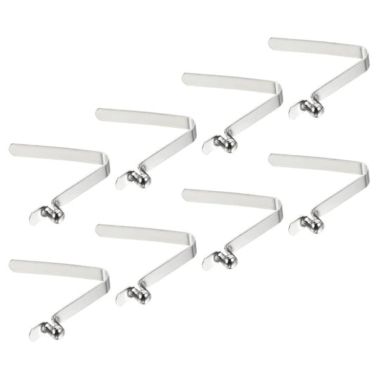 Veerklemmen voor telescopische buizen 8x5,5 mm (8 stuks) - Kajak peddel borgpennen - Tentpaal borgclips staal - happygetfit.com