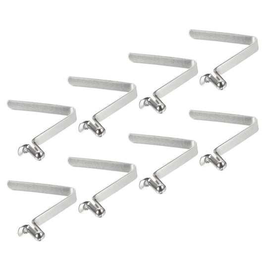 Veerklemmen voor telescopische buizen 8x5,5 mm (8 stuks) - Kajak peddel borgpennen - Tentpaal borgclips staal - happygetfit.com