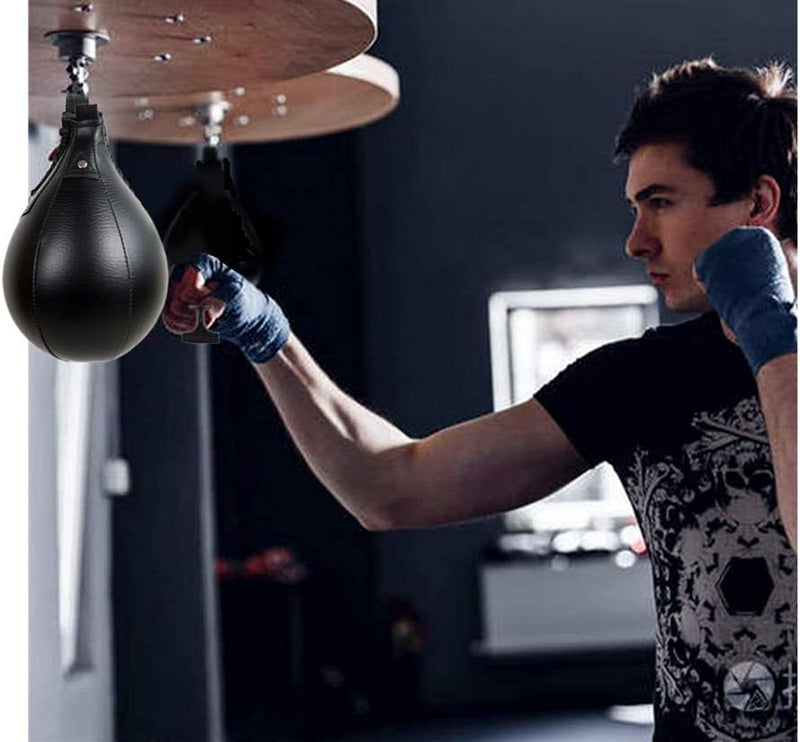 Laad afbeelding in Galerijviewer, Verbeter je snelheid en precisie met deze peervormige speedball! 🥊🔥 - happygetfit.com
