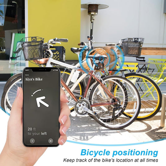 Verborgen AirTag fietshouder van ABS kunststof met 8 kabelbinders voor montage onder fietszadel – trackerhouder – fietsbeveiliging - happygetfit.com