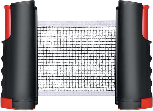 Verstelbaar tafeltennisnet tot 175 cm van stevig polyester en katoen voor binnen en buiten – pingpongnet – tafeltennisaccessoires - happygetfit.com