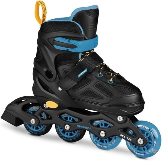 Verstelbare 4-in-1 skates voor kinderen – inline rolschaatsen triskates en schaatsen – zwart paars - happygetfit.com