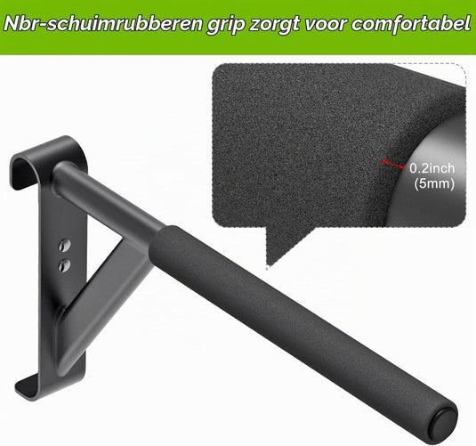 Verstelbare dip bar bevestiging voor Zweedse ladder tot 150 kg – dipstation – krachttraining - happygetfit.com