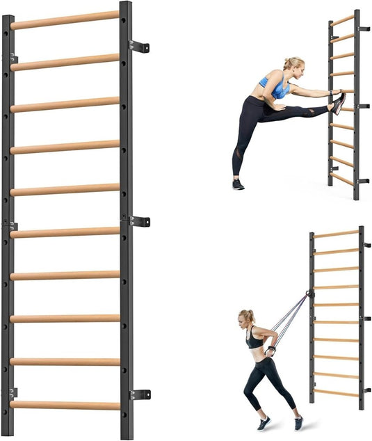 Verstelbare dip bar bevestiging voor Zweedse ladder tot 150 kg – dipstation – krachttraining - happygetfit.com