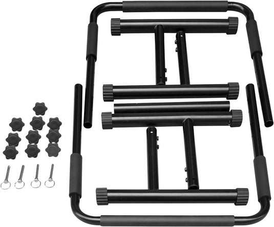 Verstelbare dip bars van staal 79-94 cm tot 158 kg – dip station – calisthenics - happygetfit.com