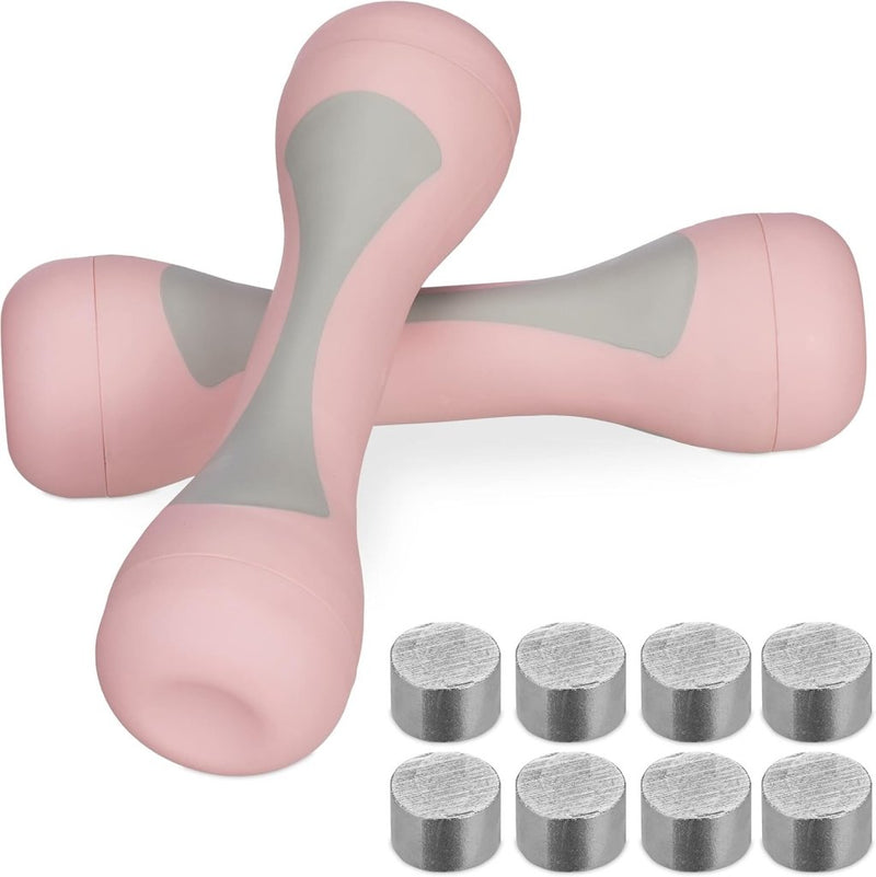 Chargez l'image dans la visionneuse de la galerie, Verstelbare dumbbells set van 2 roze - happygetfit.com
