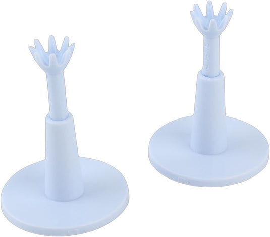 Verstelbare golftees 2 stuks van kunststof met rubberen balhouder 53 tot 73 mm – golfafslag – golftraining - happygetfit.com