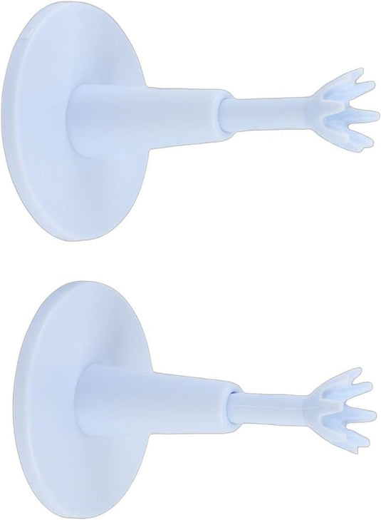 Verstelbare golftees 2 stuks van kunststof met rubberen balhouder 53 tot 73 mm – golfafslag – golftraining - happygetfit.com