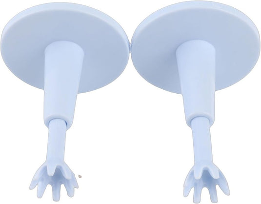 Verstelbare golftees 2 stuks van kunststof met rubberen balhouder 53 tot 73 mm – golfafslag – golftraining - happygetfit.com