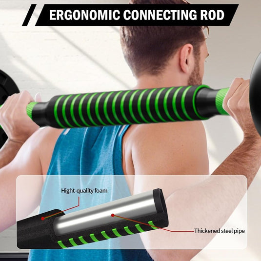 Verstelbare halterset 3-in-1 met verbindingsstang - happygetfit.com