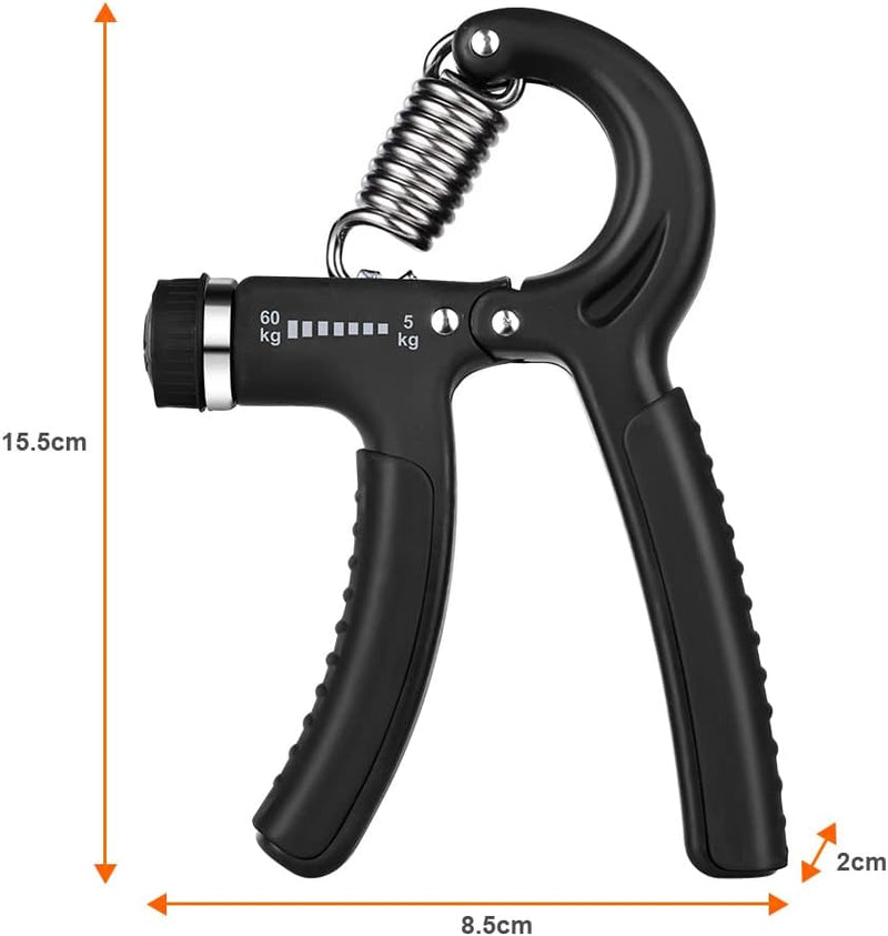 Charger l’image dans la visionneuse de galerie, Verstelbare handtrainer 10 tot 50 kg met antislip handgrepen voor hand- en onderarmtraining – griptrainer – knijpkracht - happygetfit.com
