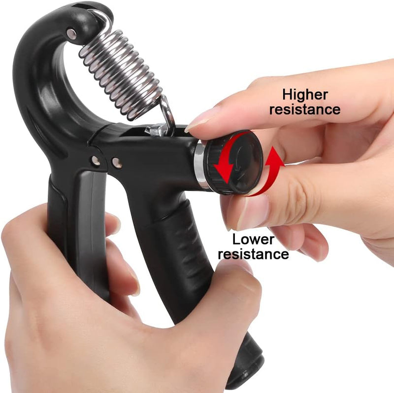 Charger l’image dans la visionneuse de galerie, Verstelbare handtrainer 10 tot 50 kg met antislip handgrepen voor hand- en onderarmtraining – griptrainer – knijpkracht - happygetfit.com
