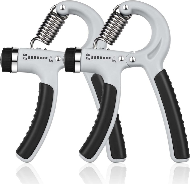 Charger l’image dans la visionneuse de galerie, Verstelbare handtrainer 10 tot 50 kg met antislip handgrepen voor hand- en onderarmtraining – griptrainer – knijpkracht - happygetfit.com
