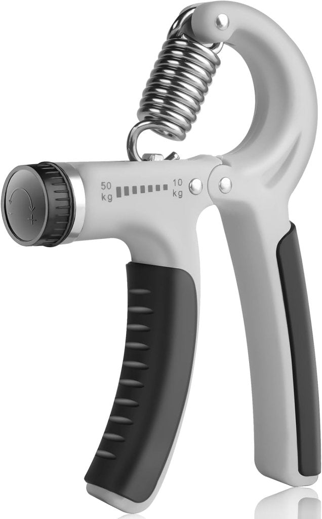 Charger l’image dans la visionneuse de galerie, Verstelbare handtrainer 10 tot 50 kg met antislip handgrepen voor hand- en onderarmtraining – griptrainer – knijpkracht - happygetfit.com
