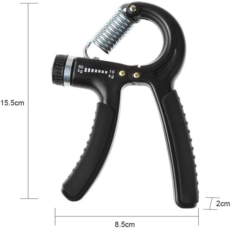 Charger l’image dans la visionneuse de galerie, Verstelbare handtrainer 10 tot 50 kg met antislip handgrepen voor hand- en onderarmtraining – griptrainer – knijpkracht - happygetfit.com
