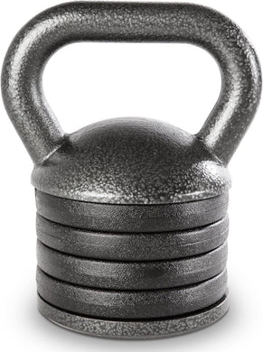 Verstelbare Heavy-Duty Oefening Kettlebell Gewichtenset Krachttraining en Gewichtheffen Apparatuur voor Thuis Gyms APKB-5009, Grijs - happygetfit.com