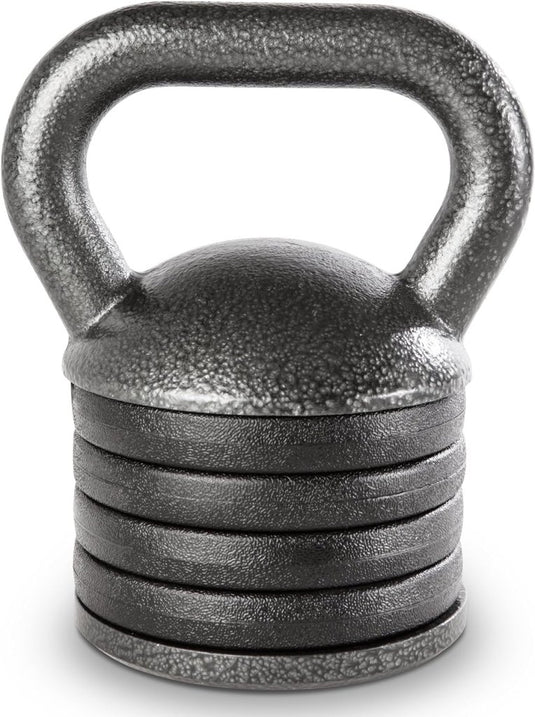 Transformeer je thuisworkouts met onze verstelbare kettlebell gewichtenset, perfect ontworpen voor spieropbouw en aangepaste krachttraining dankzij meerdere gewichtsschijven onder de handgreep.