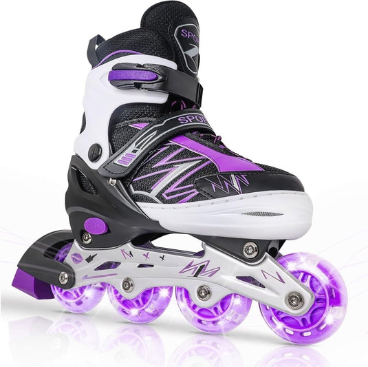 Verstelbare inline skates voor jongens en meisjes, outdoor rolschaatsen voor meisjes en jongens - happygetfit.com