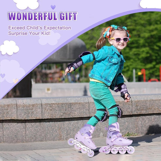 Verstelbare inline skates voor meisjes en jongens, rolschaatsen voor meisjes, voor beginners, grote rolschaatsen voor kinderen, indoor beginners, inlineskates outdoor - happygetfit.com