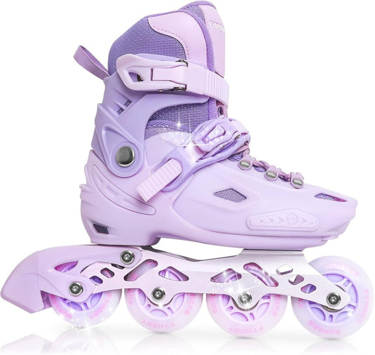 Verstelbare inline skates voor meisjes en jongens, rolschaatsen voor meisjes, voor beginners, grote rolschaatsen voor kinderen, indoor beginners, inlineskates outdoor - happygetfit.com