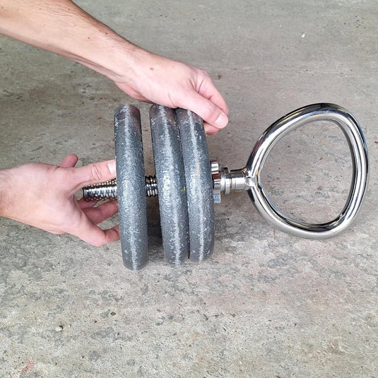Verstelbare kettlebell greep voor 30 mm halterschijven - happygetfit.com