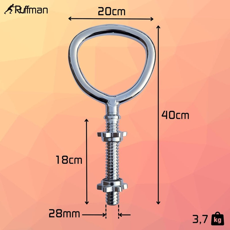 Laad afbeelding in Galerijviewer, Verstelbare kettlebell greep voor 30 mm halterschijven - happygetfit.com
