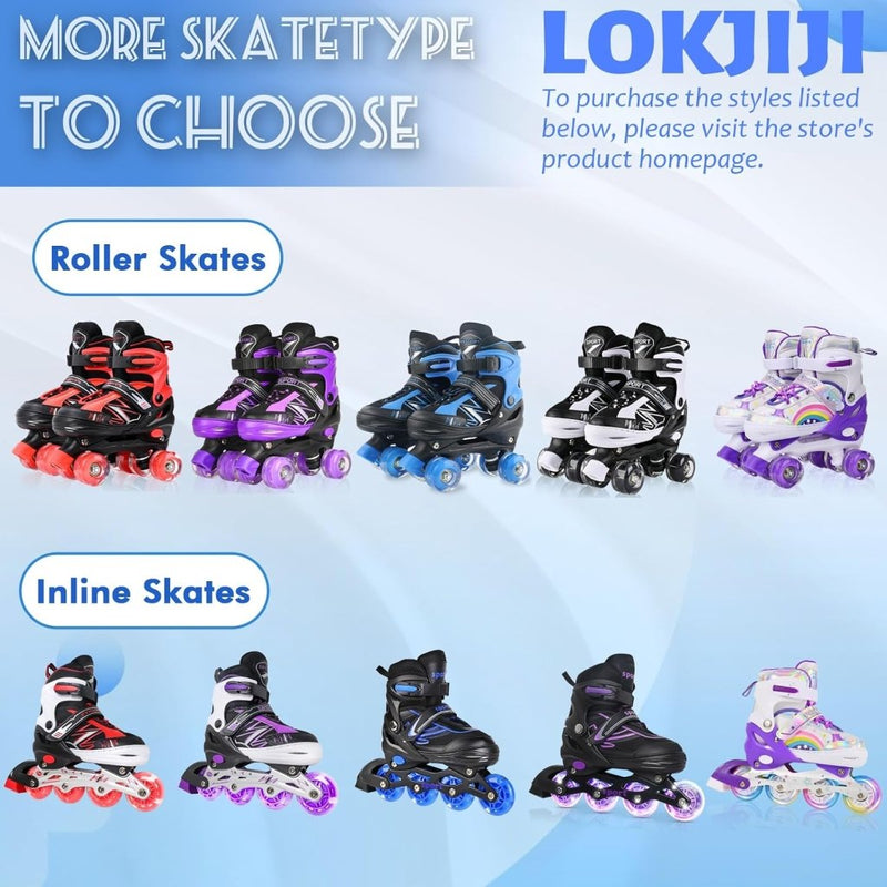 Laad afbeelding in Galerijviewer, Verstelbare Kinderen inline skates voor Meisjes Jongens Beginners, Inline skates voor Kinderen en Tieners met lichtgevende wielen voor binnen en buiten Sport Paars &amp; Blauw - happygetfit.com
