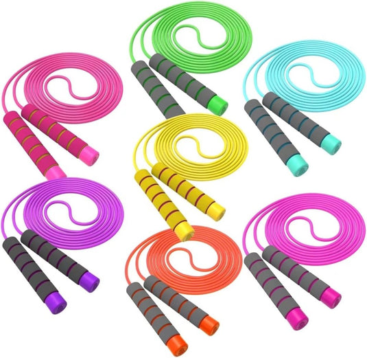 Verstelbare kinderspringtouwen set van 7 stuks - happygetfit.com