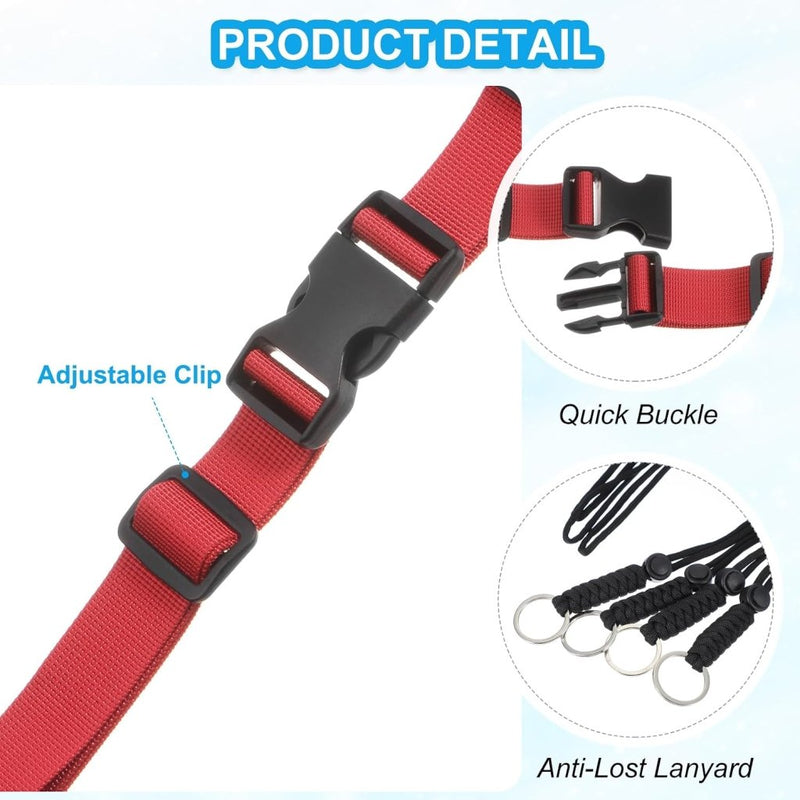 Chargez l'image dans la visionneuse de la galerie, Verstelbare rugzak borstband set met snelgesp en veiligheidskoord – borstriem – outdoor accessoires - happygetfit.com
