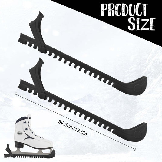Verstelbare schaatsbeschermers wit 27 cm – 1 paar - happygetfit.com