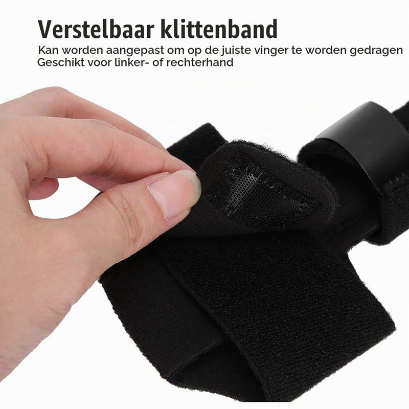 Load image in Gallery Viewer, Verstelbare vingerspalken 2 stuks met metalen versteviging en klittenbandsluiting – vingerbrace – vingerondersteuning - happygetfit.com
