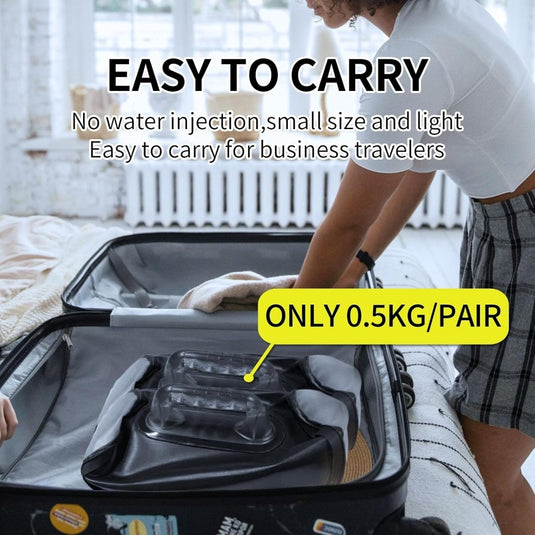 Verstelbare waterhalters set tot 10 kg zwart - happygetfit.com