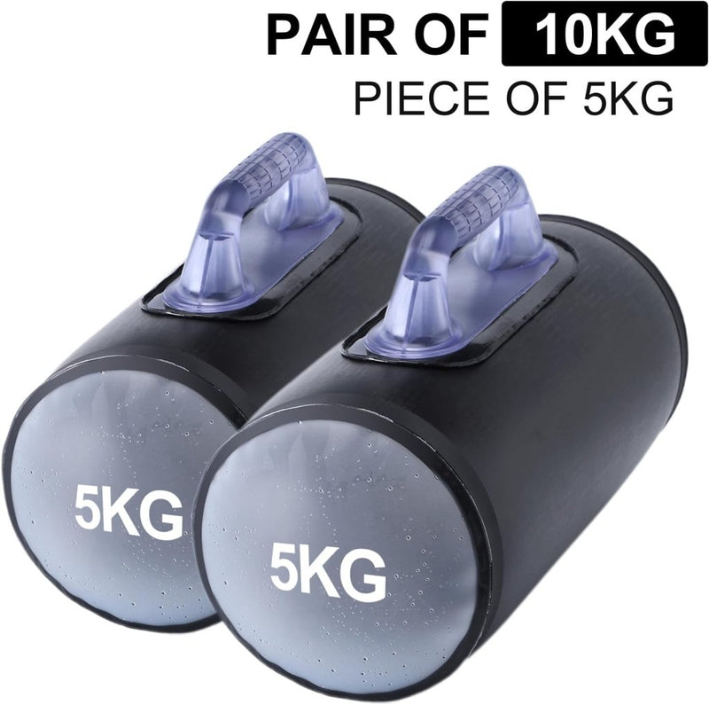 Laad afbeelding in Galerijviewer, Verstelbare waterhalters set tot 10 kg zwart - happygetfit.com
