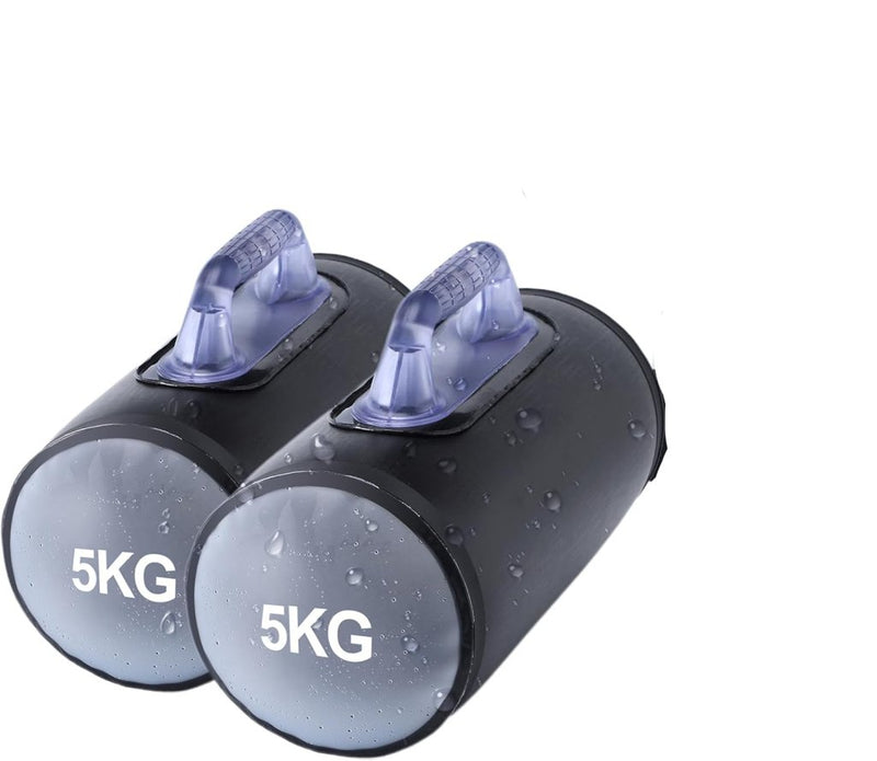 Laad afbeelding in Galerijviewer, Verstelbare waterhalters set tot 10 kg zwart - happygetfit.com
