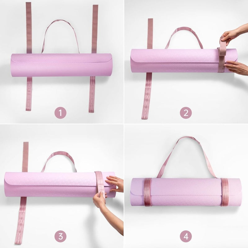 Laad afbeelding in Galerijviewer, Verstelbare yogamat draagriem met klittenbandsluiting - happygetfit.com
