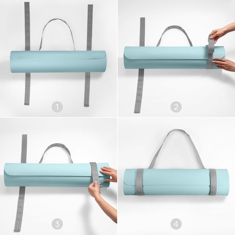 Laad afbeelding in Galerijviewer, Verstelbare yogamat draagriem met klittenbandsluiting - happygetfit.com

