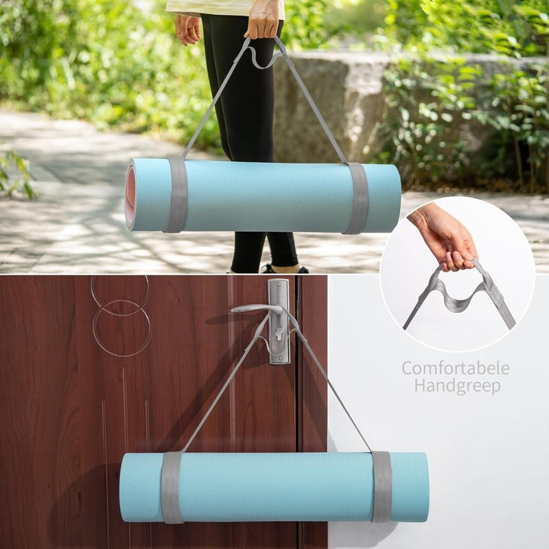Laad afbeelding in Galerijviewer, Verstelbare yogamat draagriem met klittenbandsluiting - happygetfit.com
