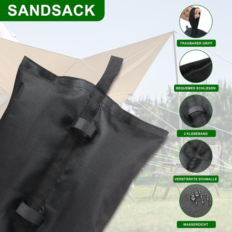 Carica immagine in Galleria Viewer, Verzwaringszakken 4 stuks vulbaar met zand – gewichtszakken – trampoline en paviljoen accessoires - happygetfit.com

