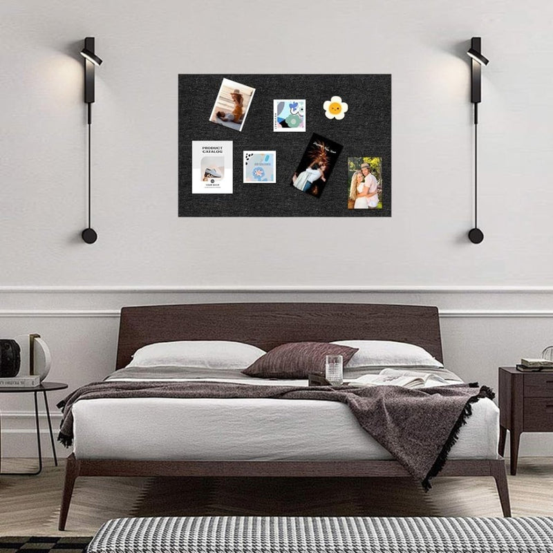 Laad afbeelding in Galerijviewer, Vilten dartbord achterwand 6 stuks 30 x 30 cm met zelfklevende beschermpanelen – dartwandtegels – dartbordbescherming - happygetfit.com

