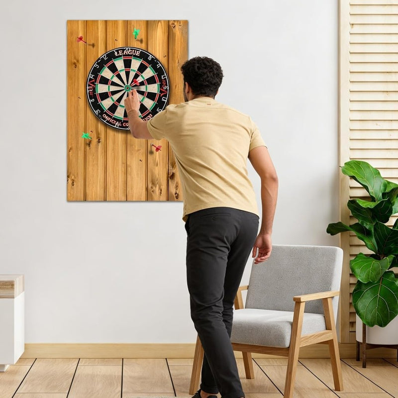 Load image in Gallery Viewer, Vilten dartbord beschermpanelen 6 stuks 30 x 30 cm met zelfklevende achterkant – dartwandafwerking – dartbeschermtegels - happygetfit.com
