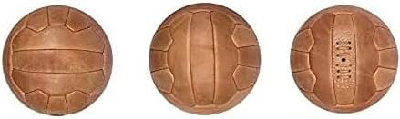 Vintage voetbal antiek lederen voetbal maat 5 - happygetfit.com