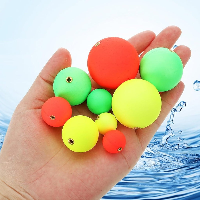 Carica immagine in Galleria Viewer, Visdobbers 10 stuks 18 mm rond rood fluorescerend – schuifdobbers – visaccessoires - happygetfit.com
