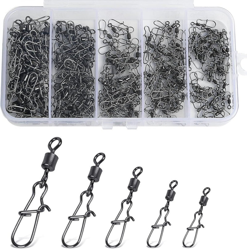 Load image into Gallery viewer, Viswervels met karabijnhaak set van 200 stuks - happygetfit.com

