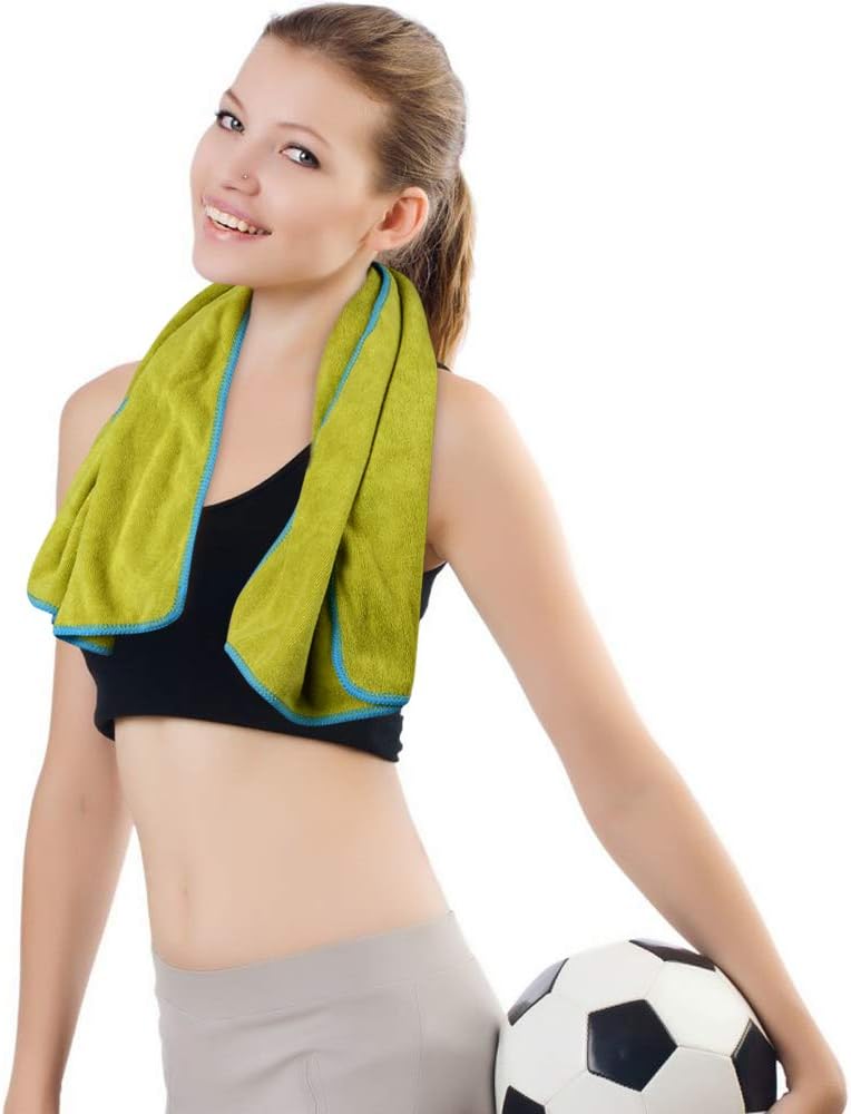 Load image into Gallery viewer, VIVOTE Microvezel handdoeken, grijs, sporthanddoek, superabsorberend, sneldrogend, fitnesshanddoek, perfecte sporthanddoek, strandhanddoek, reishanddoek en badhanddoeken, 35 cm x 75 cm, 3 stuks - happygetfit.com
