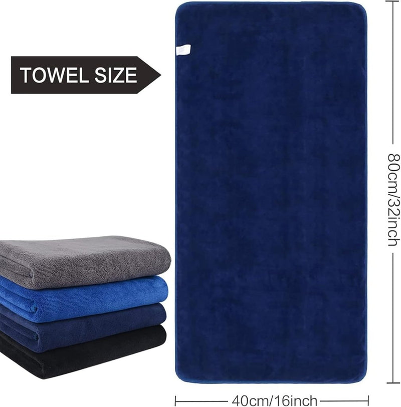 Load image into Gallery viewer, VIVOTE Microvezel handdoeken, grijs, sporthanddoek, superabsorberend, sneldrogend, fitnesshanddoek, perfecte sporthanddoek, strandhanddoek, reishanddoek en badhanddoeken, 35 cm x 75 cm, 3 stuks - happygetfit.com
