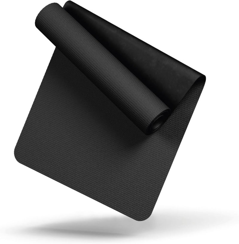 Laad afbeelding in Galerijviewer, Vloerbeschermingsmat zwart 8 mm voor fitnessapparaten - happygetfit.com
